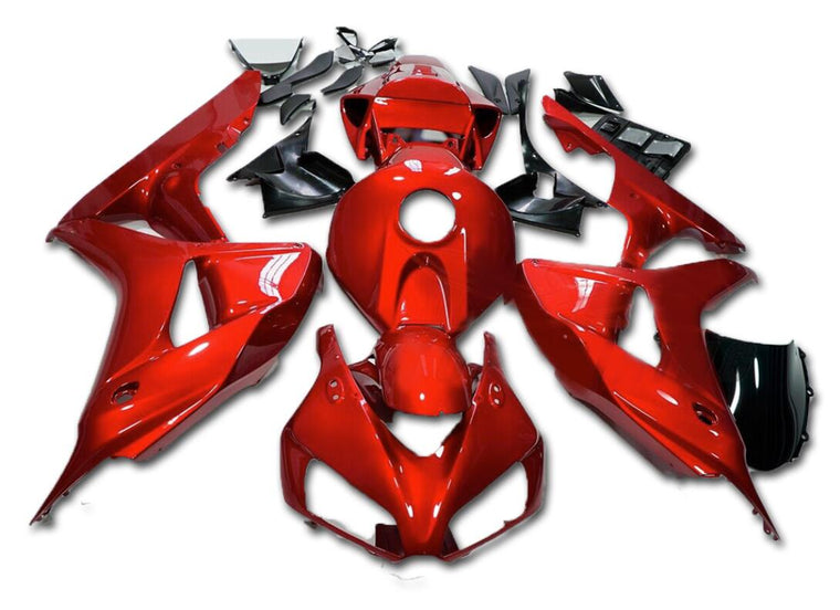 NT Fairing Fit for Honda 2006-2007 CBR1000RR N147- Glossy Red | ABS Injection, US Stock