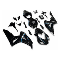 NT Aftermarket Injection ABS Plastic Fairing Fit for CBR1000RR 2006-2007 Black Blue N154