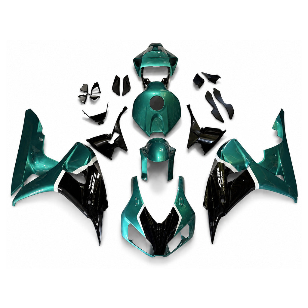 NT Fairing Fit for Honda 2006-2007 CBR1000RR N157- Green Black | ABS Injection, US Stock