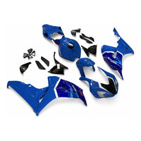 NT Aftermarket Injection ABS Plastic Fairing Fit for CBR1000RR 2006-2007 Blue Black N158