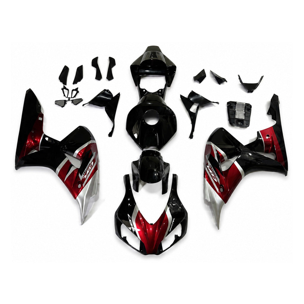 NT Fairing Fit for Honda 2006-2007 CBR1000RR N160- Burgundy Black | ABS Injection - 1