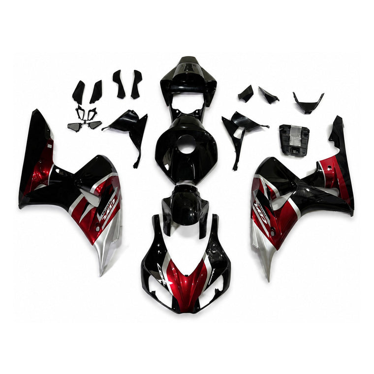 NT Fairing Fit for Honda 2006-2007 CBR1000RR N160- Burgundy Black | ABS Injection