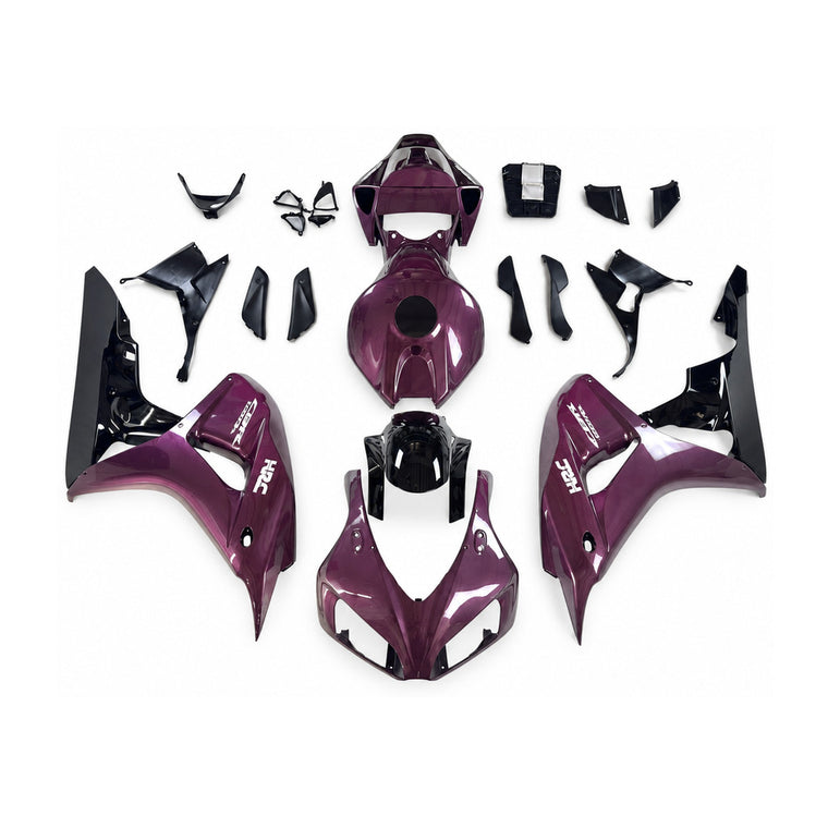 NT Fairing Fit for Honda 2006-2007 CBR1000RR N164- Burgundy Pink Black | ABS Injection