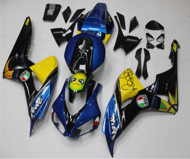 NT Fairing Fit for Honda 2006-2007 CBR1000RR N129- Shark | ABS Injection, US Stock
