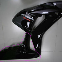Aftermarket ABS Plastic Left Side Fairings and Right Side Lower Fairing Fit for 2006-2007 CBR1000RR Black and Gray
