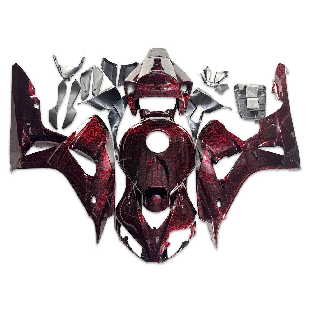 NT Fairing Fit for Honda 2006-2007 CBR1000RR S05- Red Forged Carbon Fiber Look | ABS Injection, US Stock