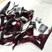 NT Injection Plastic Fairing Fit for Honda 2006-2007 CBR1000RR Red Forged Carbon Fiber Look S05