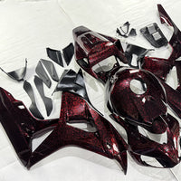NT Injection Plastic Fairing Fit for Honda 2006-2007 CBR1000RR Red Forged Carbon Fiber Look S05