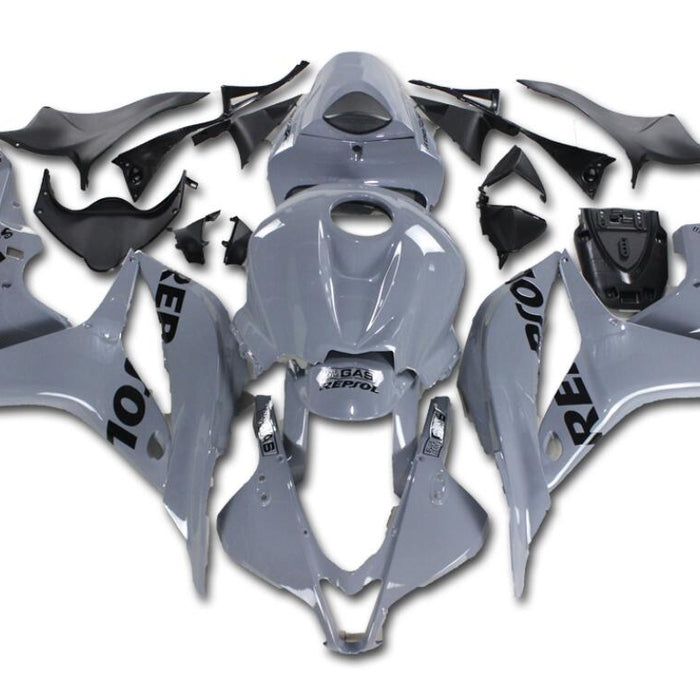 NT Aftermarket Injection ABS Plastic Fairing Fit for CBR600RR 2007-2008 Nardo Gray Black N056