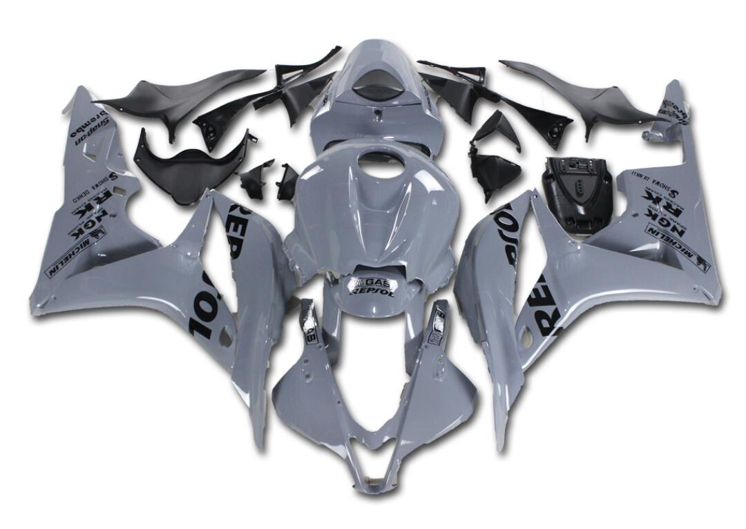 NT Fairing Fit for Honda 2007-2008 CBR600RR N056- Nardo Gray Black | ABS Injection