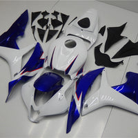 NT Aftermarket Injection ABS Plastic Fairing Fit for CBR600RR 2007-2008 White Blue N075
