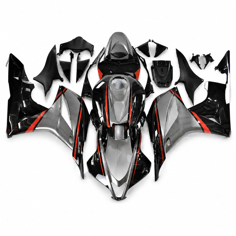NT Fairing Fit for Honda 2007-2008 CBR600RR N106- Red Gray Black | ABS Injection
