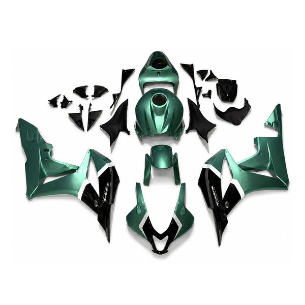 NT Aftermarket Injection ABS Plastic Fairing Fit for CBR600RR 2007-2008 Green White Black N0125