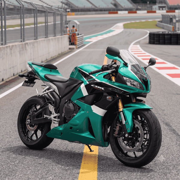 US STOCK NT Aftermarket Injection ABS Plastic Fairing Fit for CBR600RR 2007-2008 Green White Black N0125 Available in CA