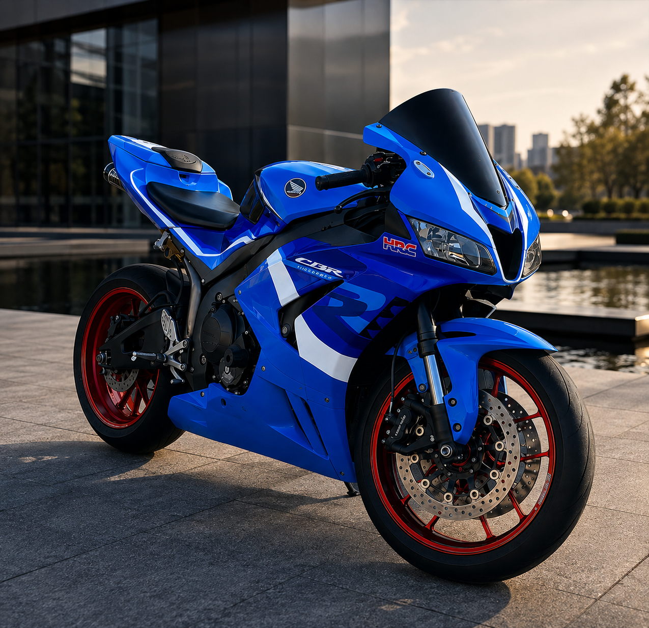 NT Fairing Fit for Honda 2007-2008 CBR600RR N126- Blue White Black | ABS Injection, US Stock