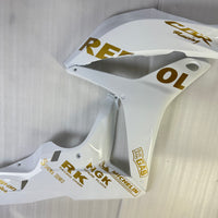 NT Aftermarket Injection ABS Plastic Fairing Fit for CBR600RR 2007-2008 White With Gold Repsol N0128