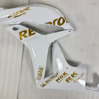 NT Aftermarket Injection ABS Plastic Fairing Fit for CBR600RR 2007-2008 White With Gold Repsol N0128