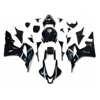 NT Aftermarket Injection ABS Plastic Fairing Fit for CBR600RR 2007-2008 Black Blue Silver N130