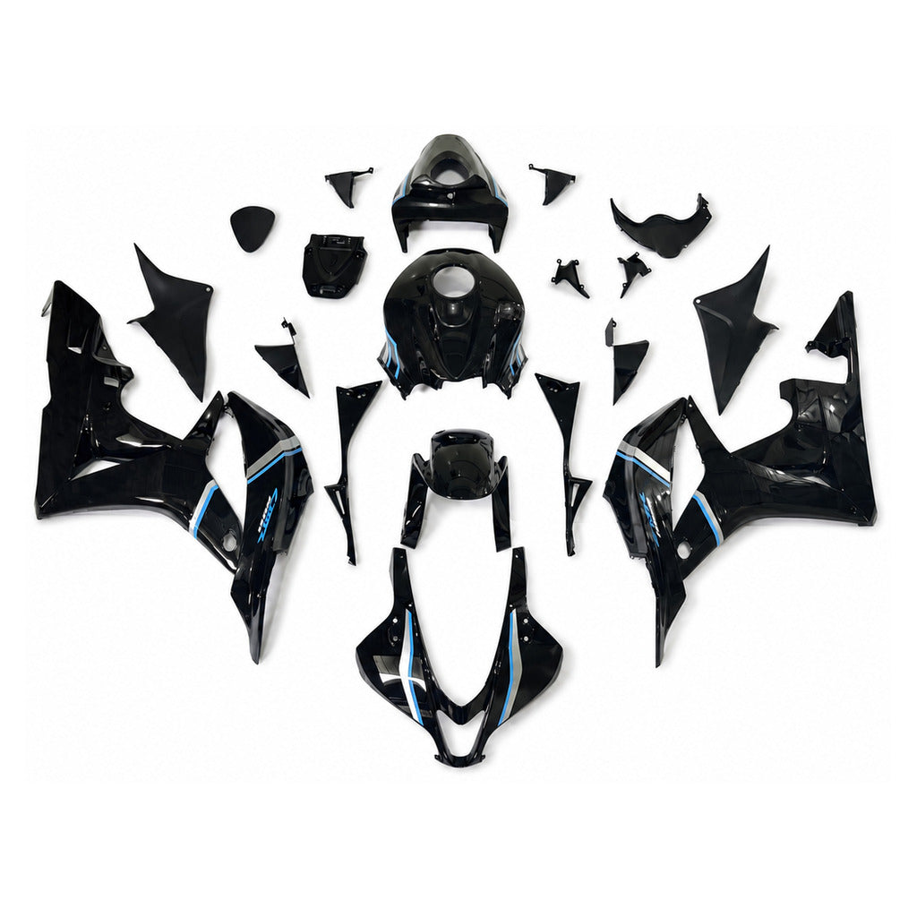 NT Fairing Fit for Honda 2007-2008 CBR600RR N130- White Black Blue | ABS Injection - 1