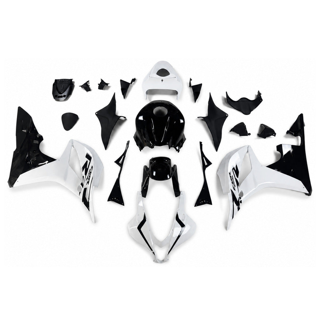 NT Fairing Fit for Honda 2007-2008 CBR600RR N132- White Black | ABS Injection - 1