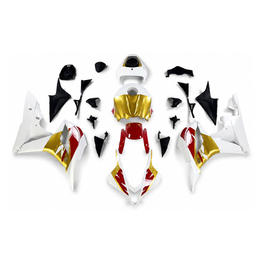 NT Fairing Fit for Honda 2007-2008 CBR600RR N135- Gold Red White | ABS Injection - 1
