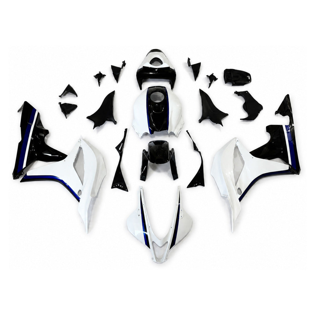 NT Fairing Fit for Honda 2007-2008 CBR600RR N138- White Black Blue | ABS Injection - 1