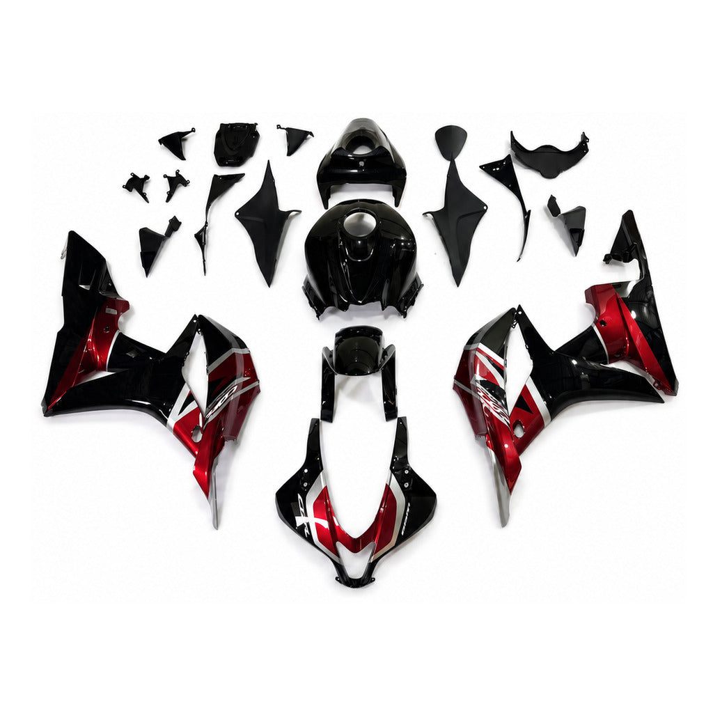 NT Fairing Fit for Honda 2007-2008 CBR600RR N140- Burgundy Black | ABS Injection - 1