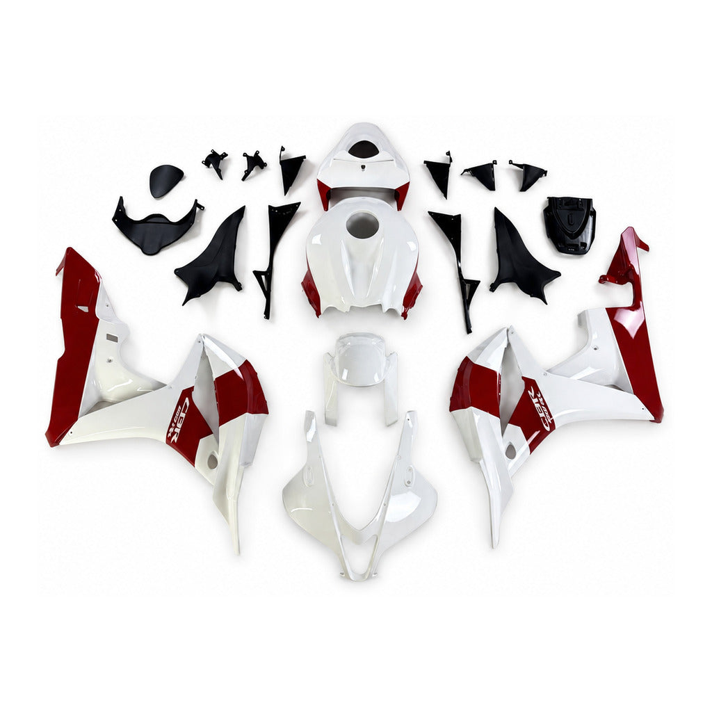 NT Fairing Fit for Honda 2007-2008 CBR600RR N144- Burgundy White Black | ABS Injection - 1