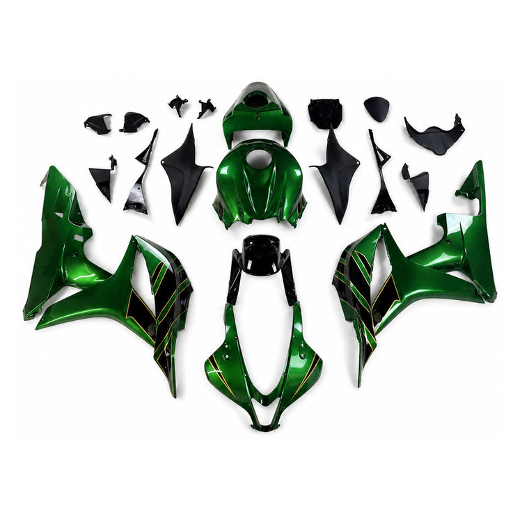 NT Fairing Fit for Honda 2007-2008 CBR600RR N145- Green Black | ABS Injection