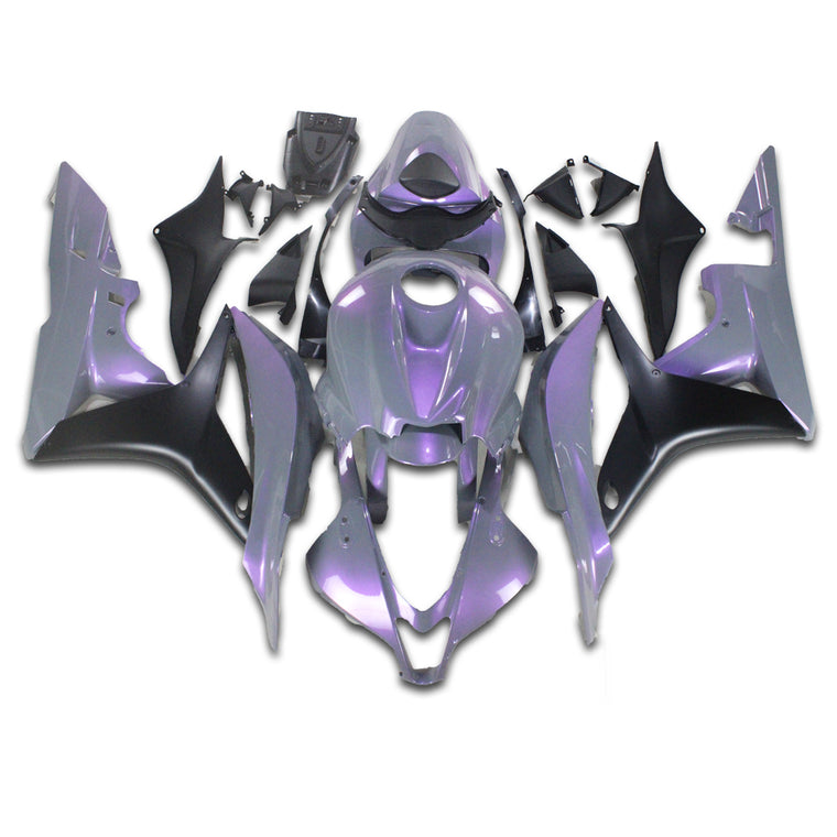 NT Fairing Fit for Honda 2007-2008 CBR600RR N070- Chameleon Gray Dazz Pearl Purple | ABS Injection, US Stock