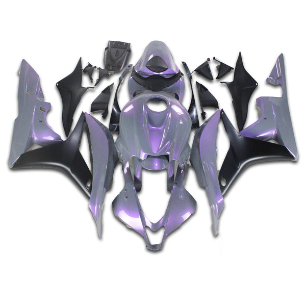 US STOCK NT Injection Plastic Fairing Kit Fit for Honda 2007-2008 CBR600RR Chameleon Gray Dazz Pearl Purple N070 Available in CA