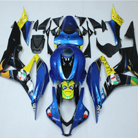 NT Aftermarket Injection ABS Plastic Fairing Fit for CBR600RR 2007-2008 Blue Shark N089