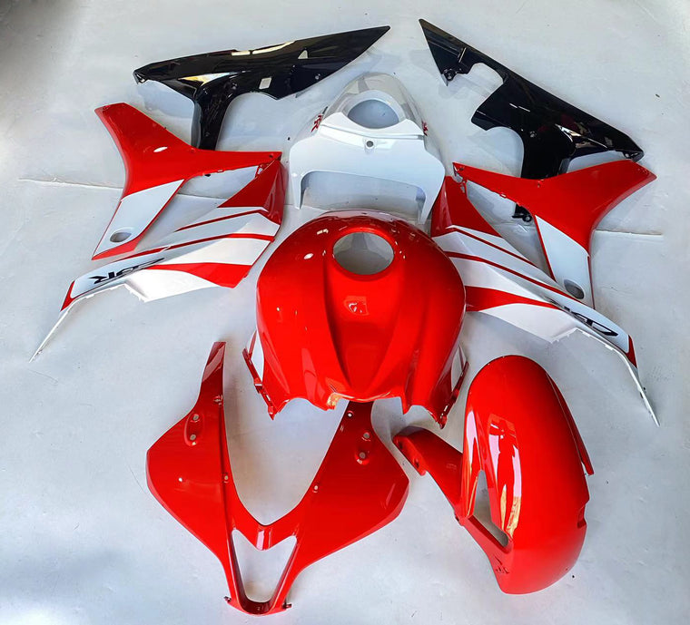 NT Fairing Fit for Honda 2007-2008 CBR600RR Red White Black P02100162 | ABS Injection, US Stock