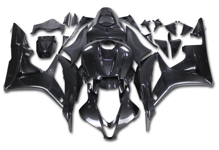NT Fairing Fit for Honda 2007-2008 CBR600RR S01- Carbon Fiber Look | ABS Injection, US Stock