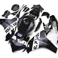 US STOCK NT Aftermarket Injection ABS Plastic Fairing Fit for CBR1000RR 2008-2011 Gray Black N145 Available in TX