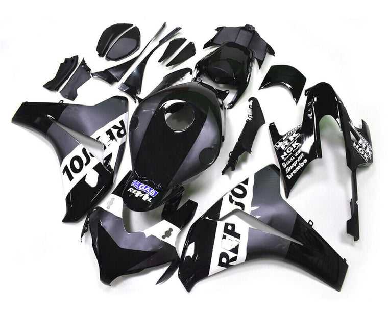 NT Fairing Fit for Honda 2008-2011 CBR1000RR N145- Gray Black | ABS Injection, US Stock