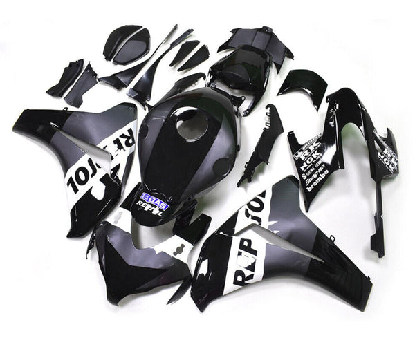 US STOCK NT Aftermarket Injection ABS Plastic Fairing Fit for CBR1000RR 2008-2011 Gray Black N145 Available in TX