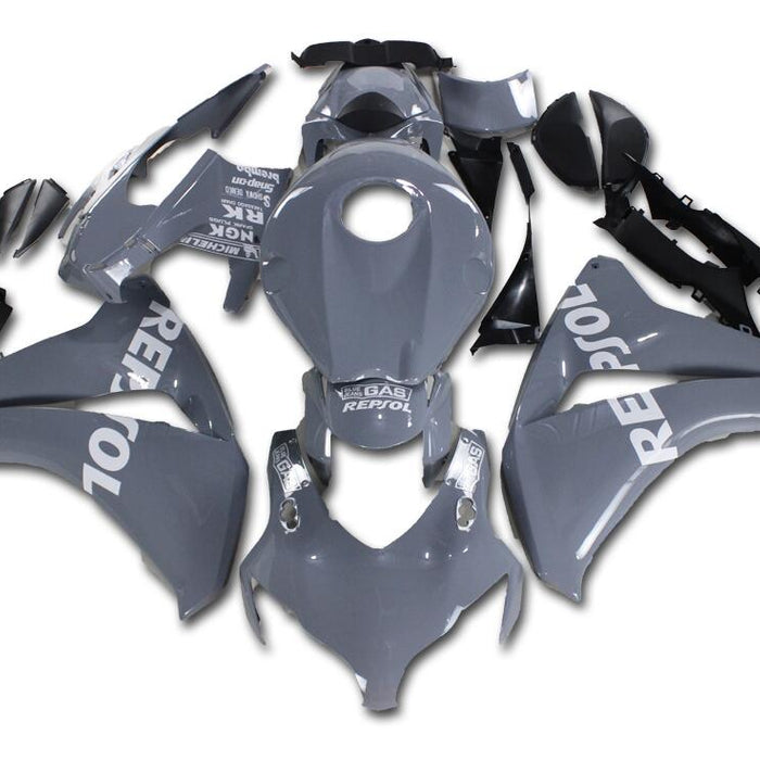 NT Aftermarket Injection ABS Plastic Fairing Fit for CBR1000RR 2008-2011 Gray White N146