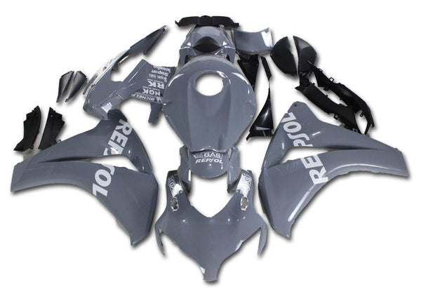 NT Aftermarket Injection ABS Plastic Fairing Fit for CBR1000RR 2008-2011 Gray White N146