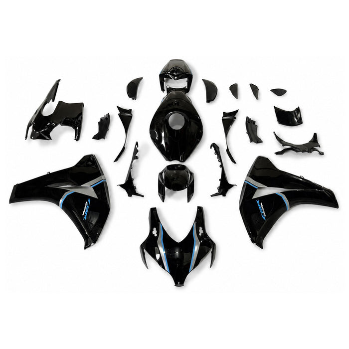 NT Aftermarket Injection ABS Plastic Fairing Fit for CBR1000RR 2008-2011 Black Blue Silver N162