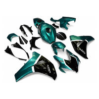 NT Aftermarket Injection ABS Plastic Fairing Fit for CBR1000RR 2008-2011 Green Black N166