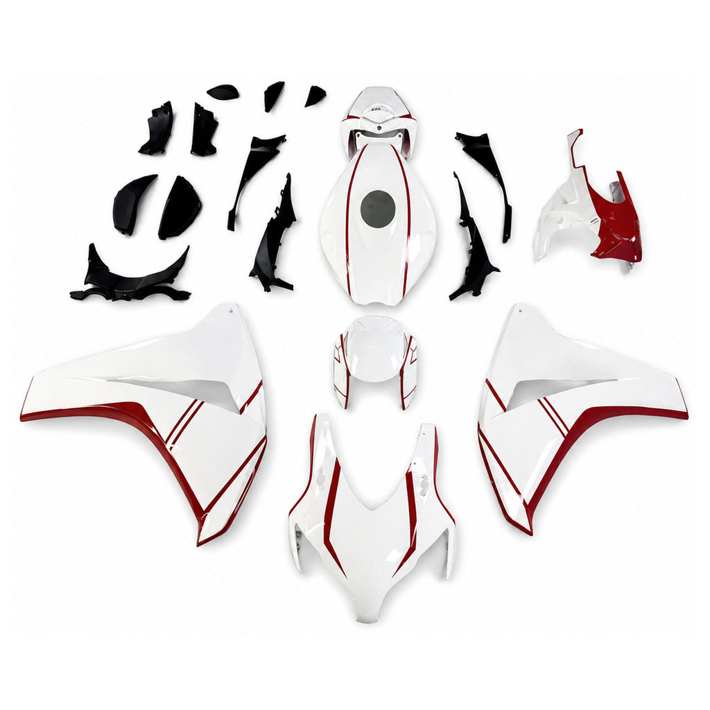 NT Fairing Fit for Honda 2008-2011 CBR1000RR N173- Red White Black | ABS Injection - 1