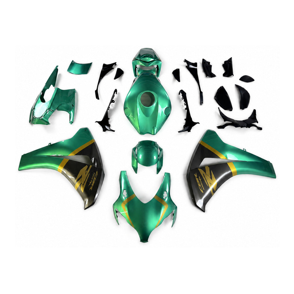 NT Fairing Fit for Honda 2008-2011 CBR1000RR N174- Green Teal Black | ABS Injection - 1