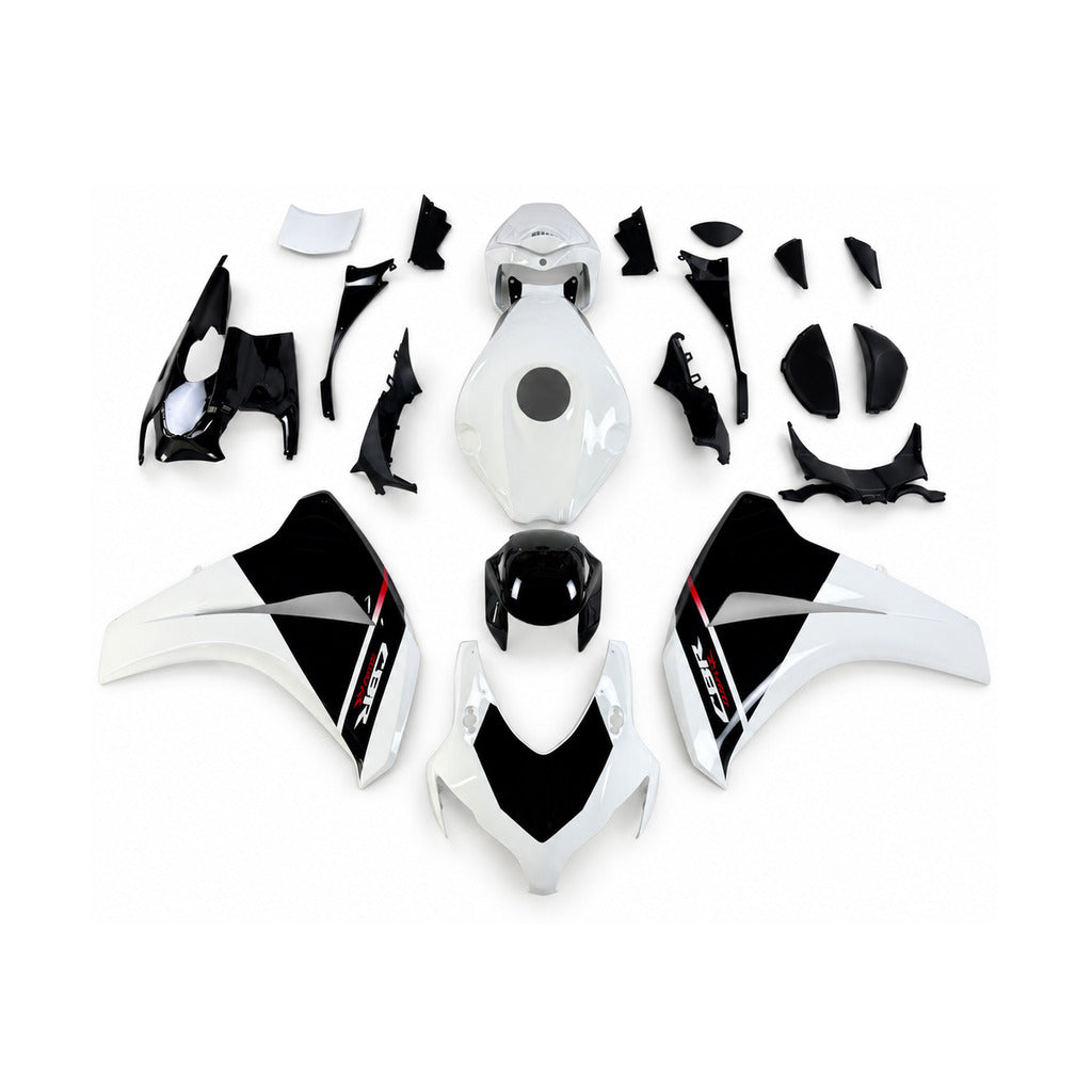 NT Fairing Fit for Honda 2008-2011 CBR1000RR N178- White Black | ABS Injection - 1