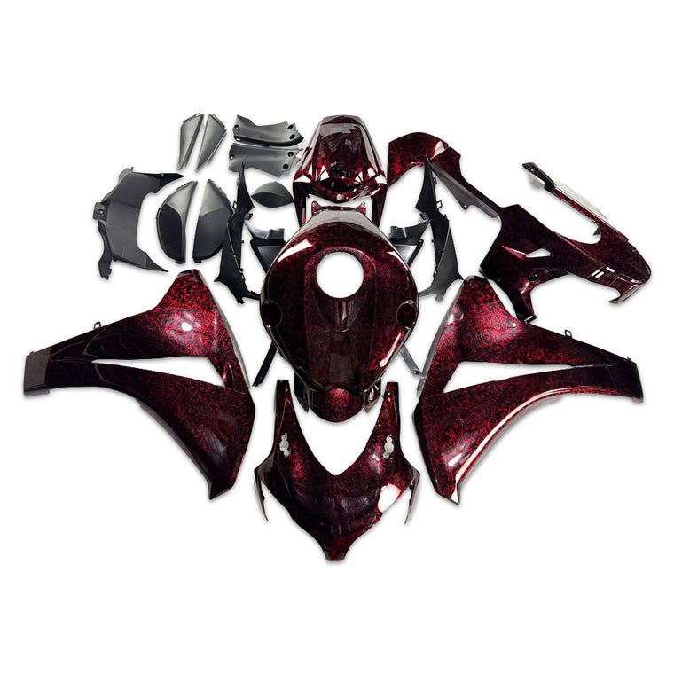 NT Fairing Fit for Honda 2008-2011 CBR1000RR S05- Red Forged Carbon Fiber Look | ABS Injection, US Stock