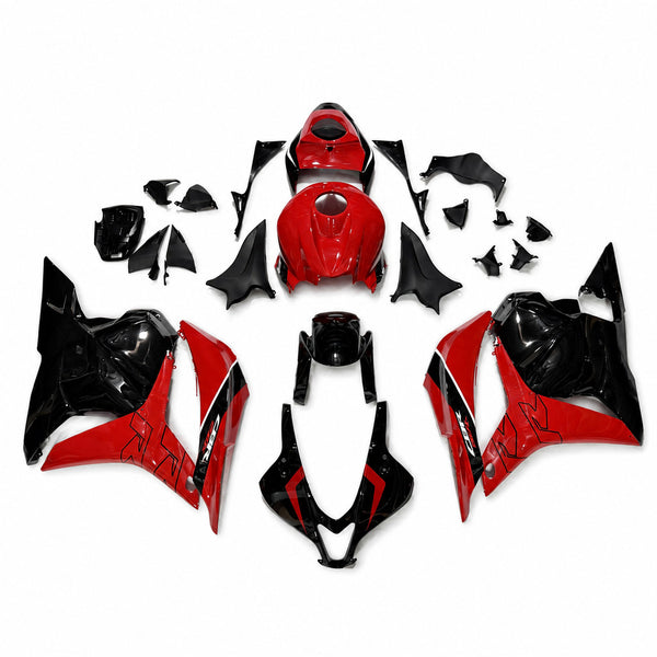 NT Aftermarket Injection ABS Plastic Fairing Fit for CBR600RR 2009-2012 Gloss Red Black With Big RR decal N081