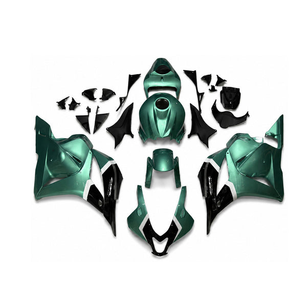 NT Aftermarket Injection ABS Plastic Fairing Fit for CBR600RR 2009-2012 Green Black White N083
