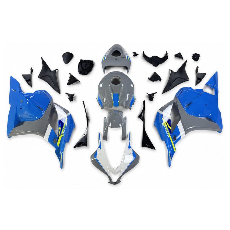 NT Fairing Fit for Honda 2009-2012 CBR600RR N086- Blue Gray White | ABS Injection, US Stock