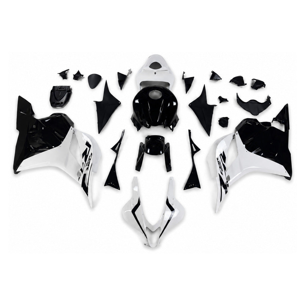 NT Fairing Fit for Honda 2009-2012 CBR600RR N091- White Black | ABS Injection - 1
