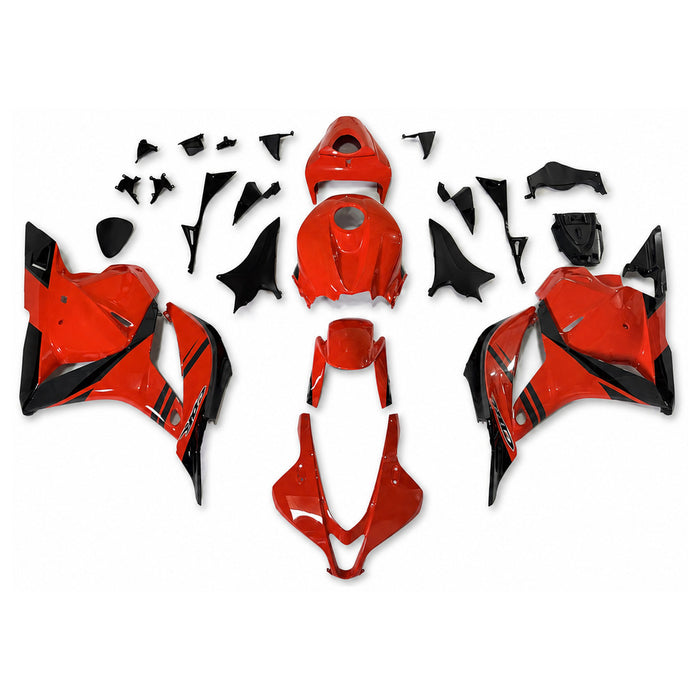 NT Aftermarket Injection ABS Plastic Fairing Fit for CBR600RR 2009-2012 Red Black N090
